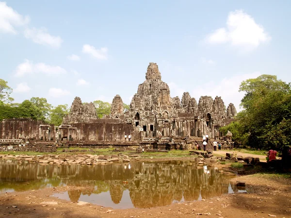 Khmer architecture Bayon temple — Stock Photo, Image