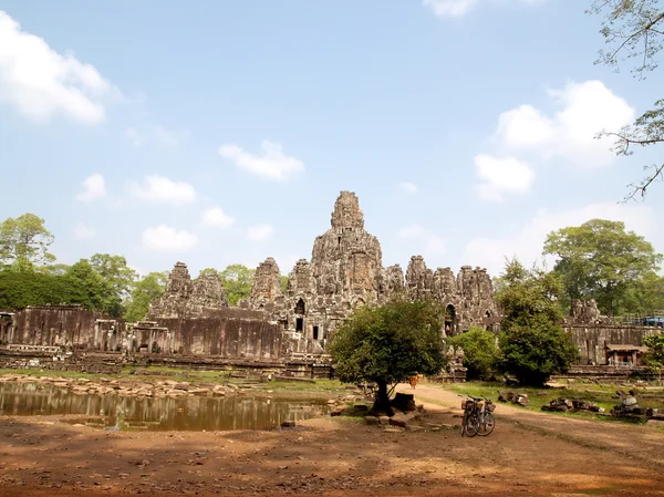 Khmer arquitetura Bayon templo — Fotografia de Stock