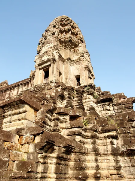 Khmer építészet Bajon-templom — Stock Fotó