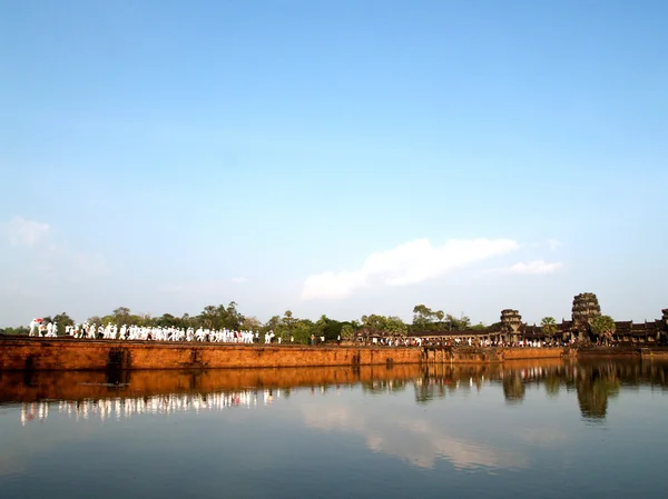 Khmer arkitektur bayon temple — Stockfoto