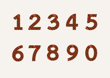 çizimde, soyut numarasını numaralarını ayarlayın