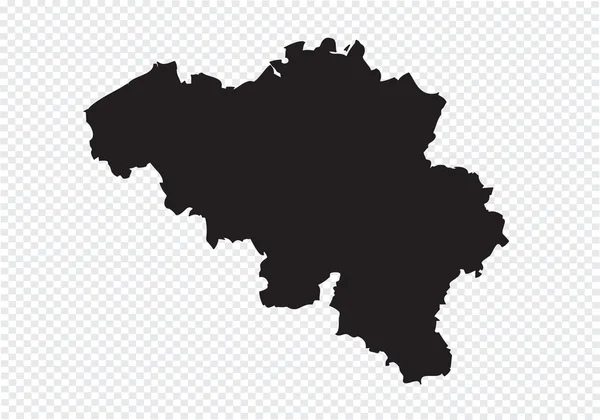 Peta Belgia - Stok Vektor