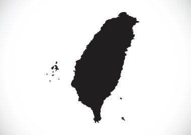 Taiwan map clipart