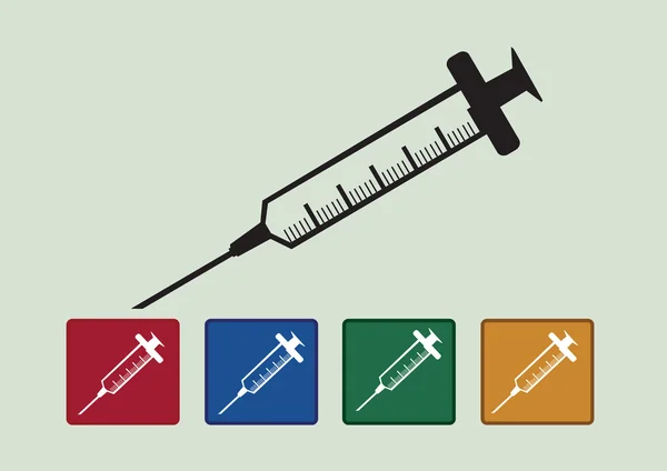 注射器图标集 — 图库矢量图片