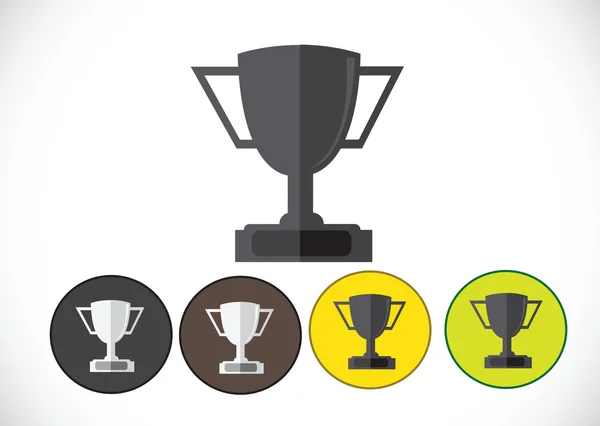 Ícone de copo de campeões em design de ideia de ilustração —  Vetores de Stock