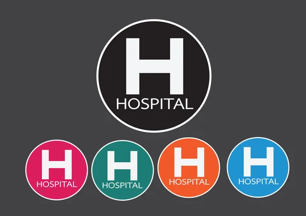 Illustration Krankenhaus-Ikone — Stockvektor