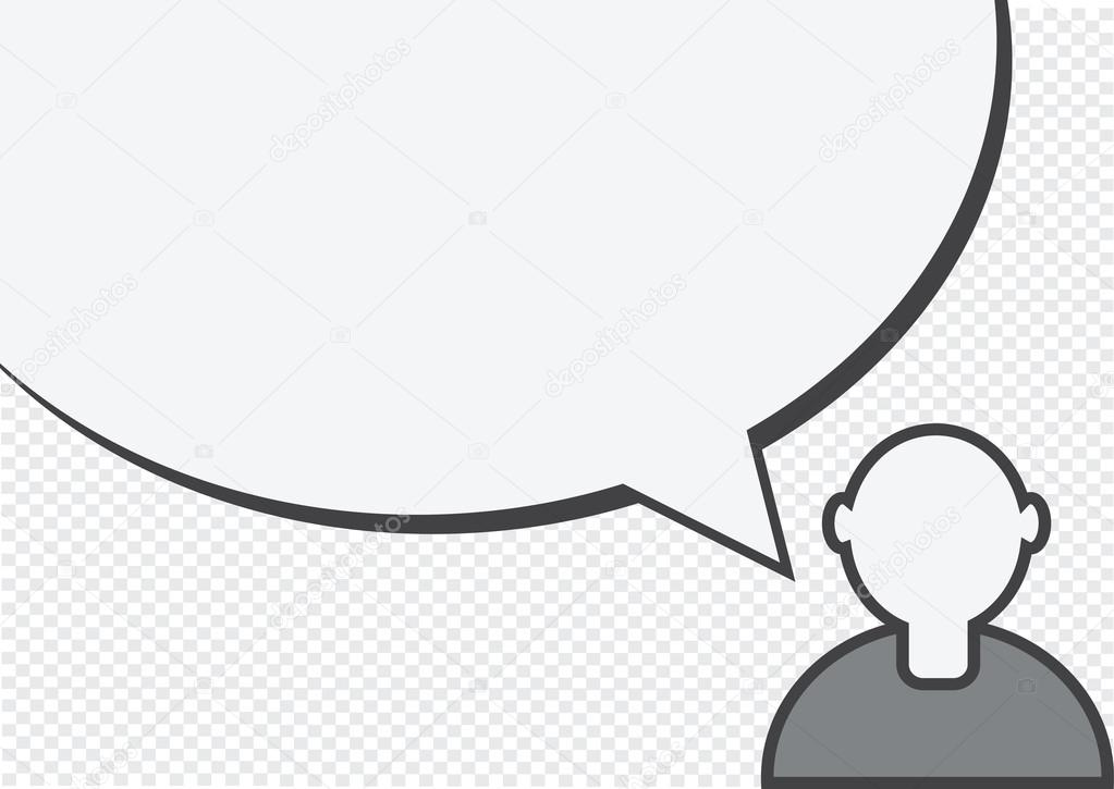 People icon and peoples talking Speech Bubble