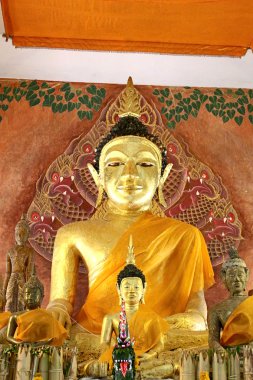 güzel Tay altın buddha heykeli