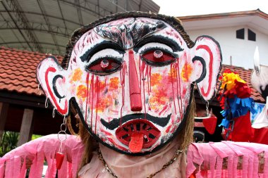 Loei, thailand-28 Haziran: ta khon Festivali Hayalet Festivali veya phi  