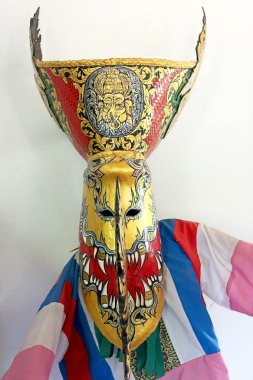 Phi ta khon hayalet maskeli hayalet mash festival phi ta khon şenlik