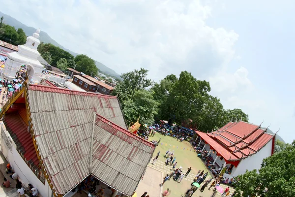 LOEI, THAILANDIA-GIUGNO 28: Ghost Festival o Phi Ta Khon Festival — Foto Stock