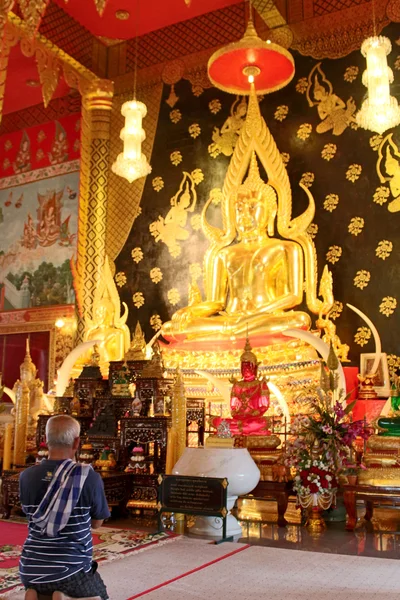 Editorial Use Only - THAILAND - JUNE 28 : Phra Buddha model in W — Stock Photo, Image