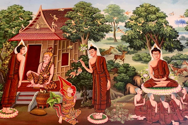 Redactioneel gebruik enige - thailand - 28 juni: phra Boeddha model in w — Stockfoto