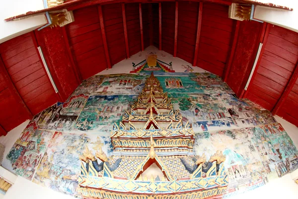 Imagini HDR cu Wat în Chiang Khan, Loei, Thailanda — Fotografie, imagine de stoc