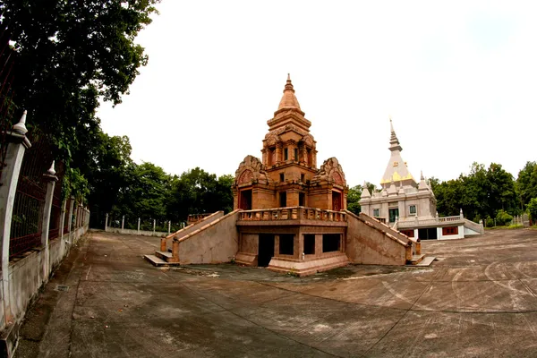Pagodas à Wat TAM PIANG DIN, province de Loei, nord-est de la Thaïlande — Photo