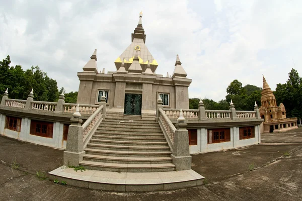 Pagodas at Wat TAM PIANG DIN  ,Loei Province , Northeast of Thai — Stock Photo, Image