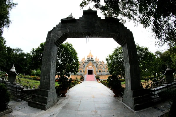 HDR obrazy pagoda v wat pa kung, žebra provincie Thajska — Stock fotografie