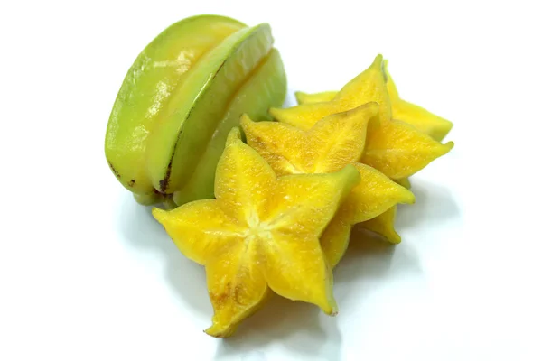 Star fruit et Star apple fruit food — Photo