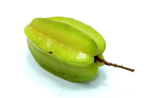 Stervrucht en star apple fruit eten — Stockfoto