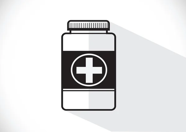 Flacon de médicament — Image vectorielle