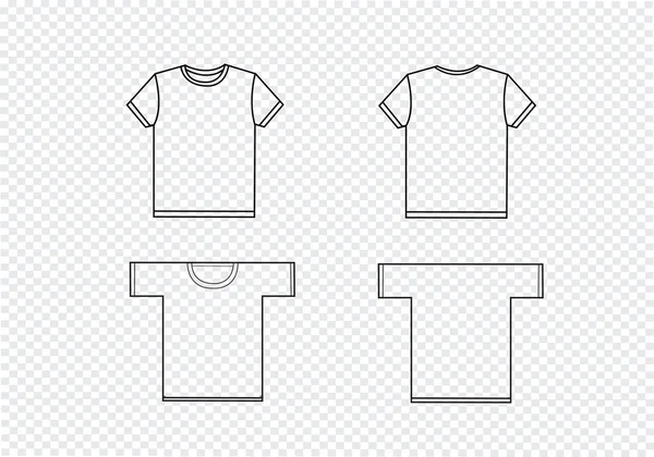 Modèles de conception de T-shirt — Image vectorielle