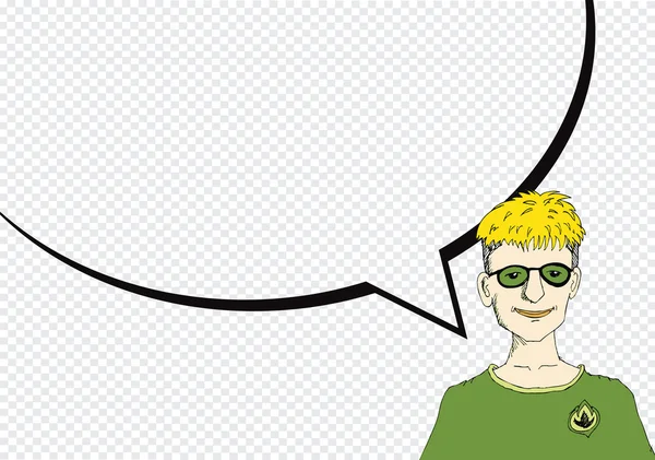 People thinking and peoples talking with Speech Bubble — Stock Vector