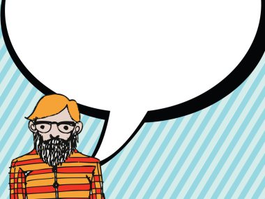 insanlar düşünce ve iletişim konuşma balonları ile konuşan halklar