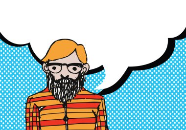 insanlar düşünce ve iletişim konuşma balonları ile konuşan halklar