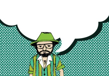 insanlar düşünce ve iletişim konuşma balonları ile konuşan halklar