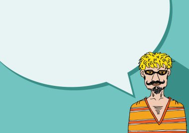 insanlar düşünce ve iletişim konuşma balonları ile konuşan halklar