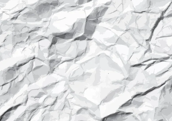 Crumpled paper Textura. Ilustração — Vetor de Stock