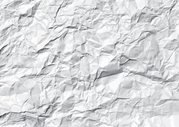 Crumpled paper  Texture. illustration — Stock Vector