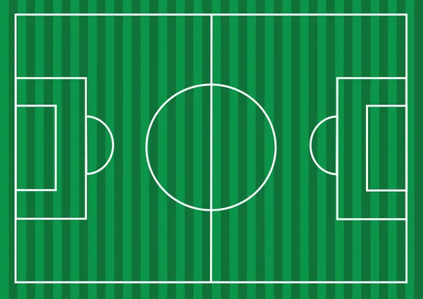 Voetbalveld of getextureerde gras voetbalveld — Stockvector