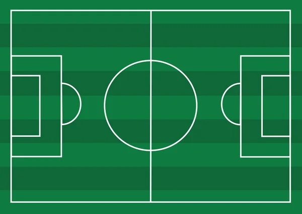 Voetbalveld of getextureerde gras voetbalveld — Stockvector