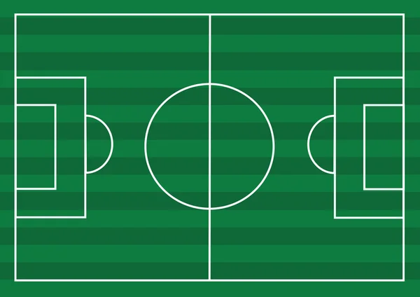 Terrain de football ou terrain de gazon texturé de football — Image vectorielle