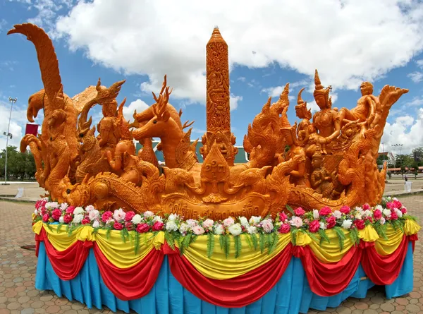 Festival da vela Arte tailandesa — Fotografia de Stock