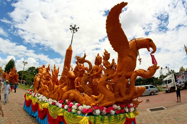 Candle Festival Thai art — Stock Photo, Image