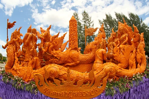 Свічка фестивалю тайського мистецтва — стокове фото