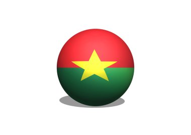 Burkina faso bayrak temaları fikri tasarımı