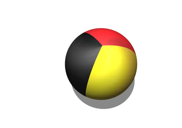 Desain tema bendera nasional Belgia — Stok Foto