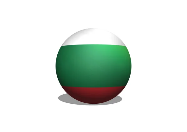 Дизайн идей флага Болгарии — стоковое фото