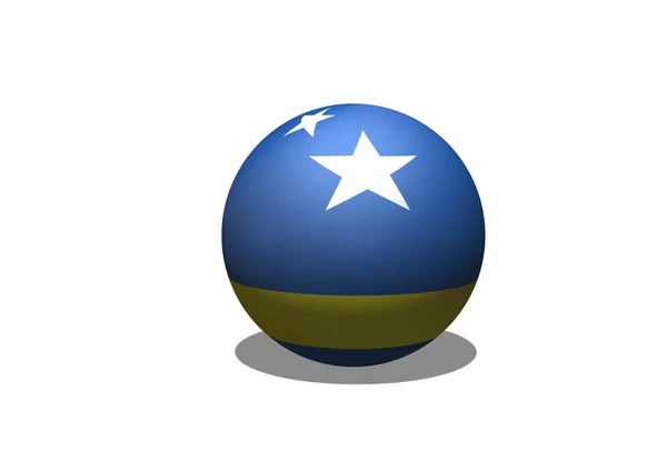 Curazao bandera temas idea diseño — Foto de Stock