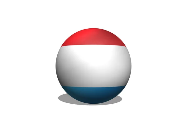 国旗的卢森堡的主题概念设计 — 图库照片