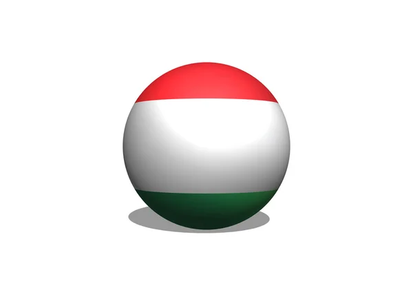 Дизайн идеи государственного флага Венгрии — стоковое фото