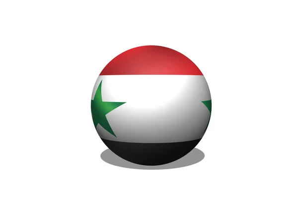 Дизайн идеи флага Сирии — стоковое фото