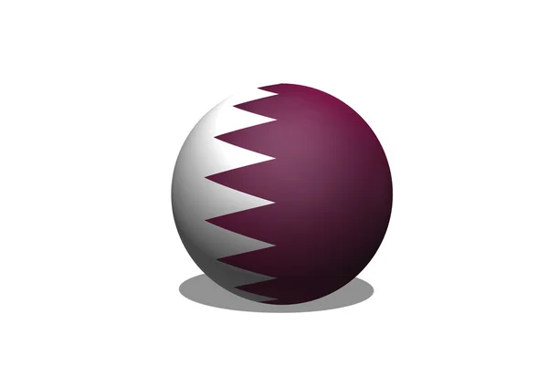 Дизайн идей флага Катара — стоковое фото