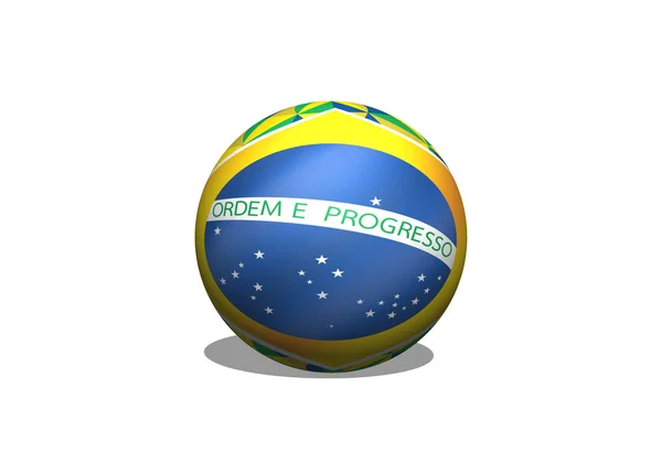 추상적인 배경 브라질 국기 개념 아이디어 디자인 — 스톡 사진