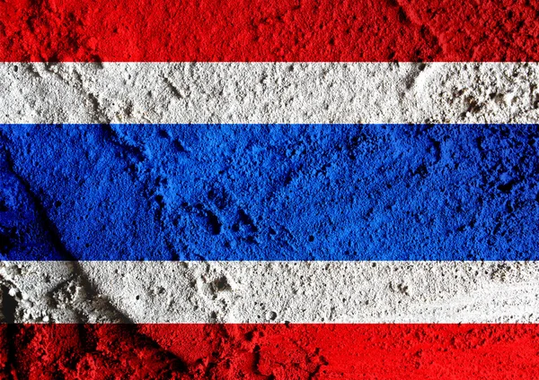 Desenho de ícone de bandeira Tailândia — Fotografia de Stock