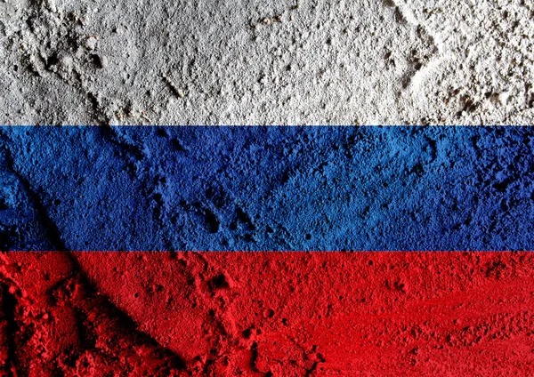 Nationale vlag van Rusland — Stockfoto