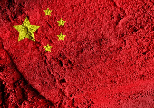 Cina bandiera temi idea — Foto Stock